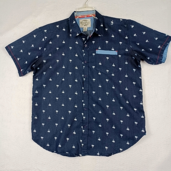 Denim & Rivets short sleeve button up shirt Sz XXL - Picture 1 of 7